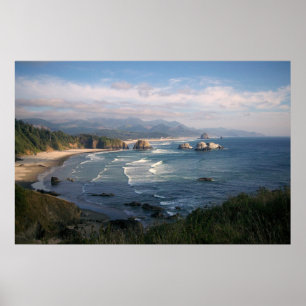 Póster Poster costero de Oregon
