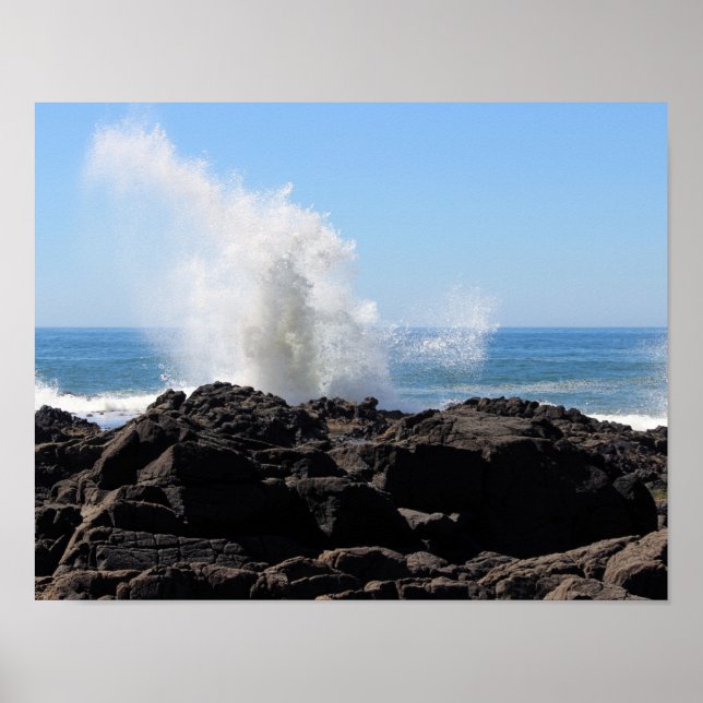 Póster Poster costero de Oregon (Frente)