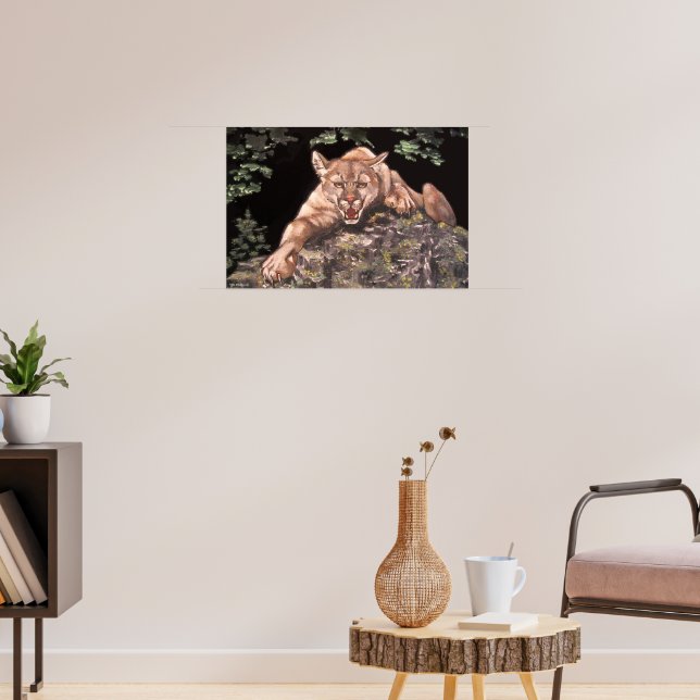 Póster Poster Cougar norteamericano (Salón 3)