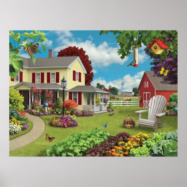 Póster Poster "Country Home" de Alan Giana (Frente)