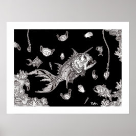 Póster Poster Covid Fish