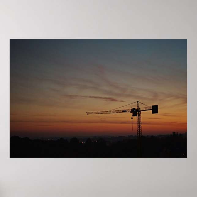 Póster Poster Crane de Sunset (Frente)