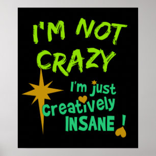Póster Poster creativamente demente