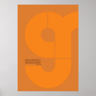 Póster Poster creativo