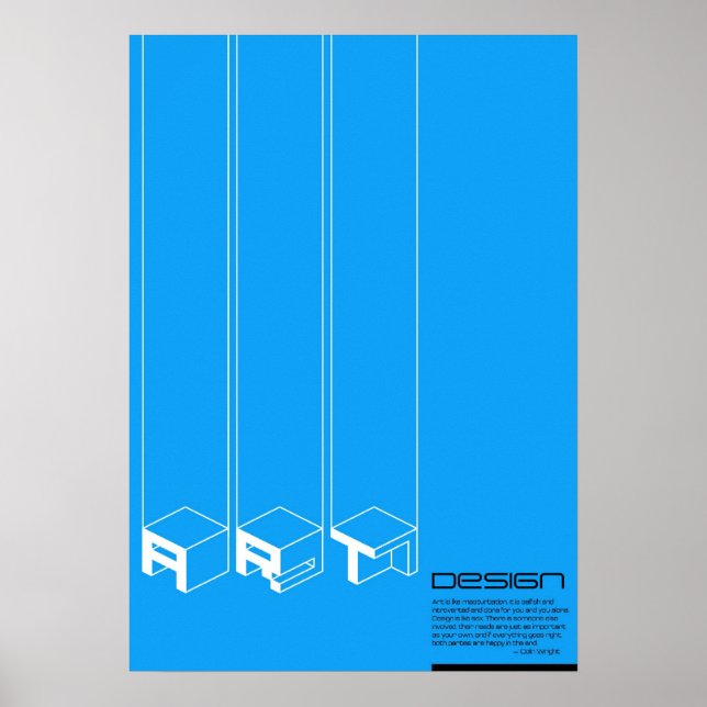 Póster Poster creativo (Frente)