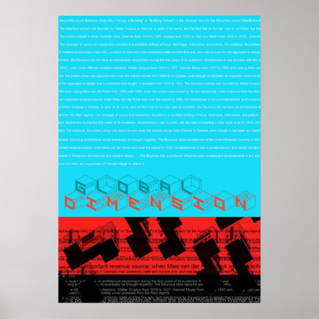 Póster Poster creativo (Frente)