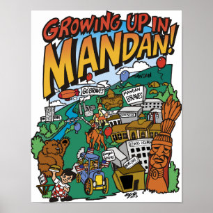 Póster Poster "Creciendo en mandarín"