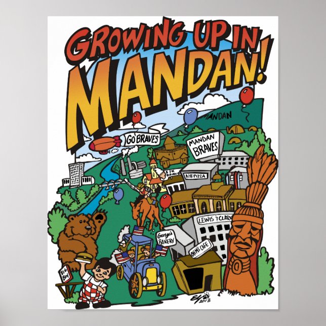 Póster Poster "Creciendo en mandarín" (Frente)