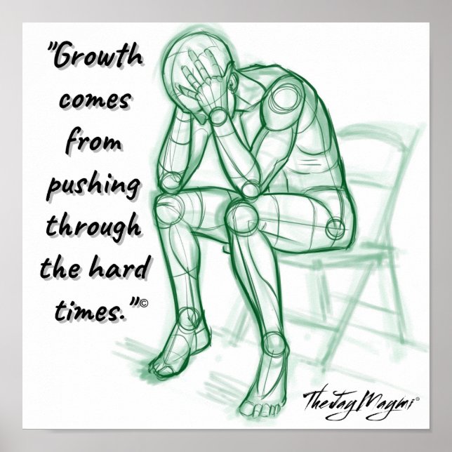 Póster poster "Crecimiento" (Frente)