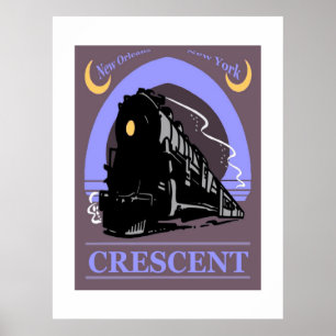 Póster Poster Crescent Train