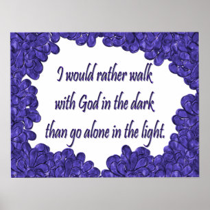 Póster Poster cristiano con un discurso Inspirador