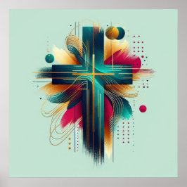 Póster Poster cristiano cruzado