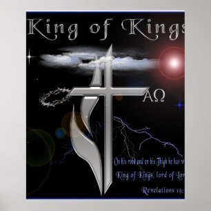 Póster Poster cristiano del Rey de los Reyes