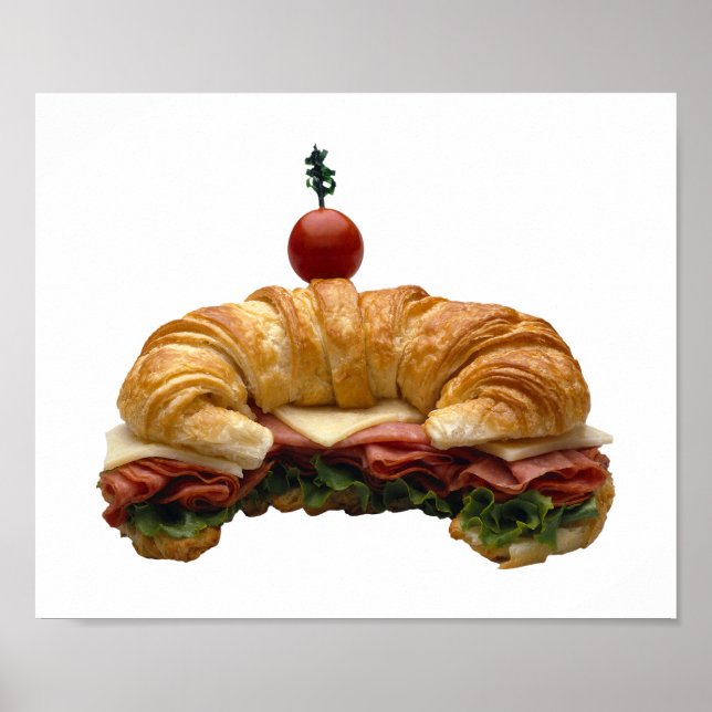 Póster Poster Croissant Sandwich (Frente)