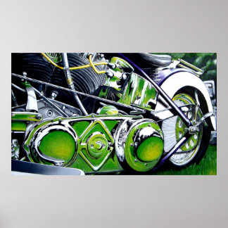 Póster Poster cromado de verano