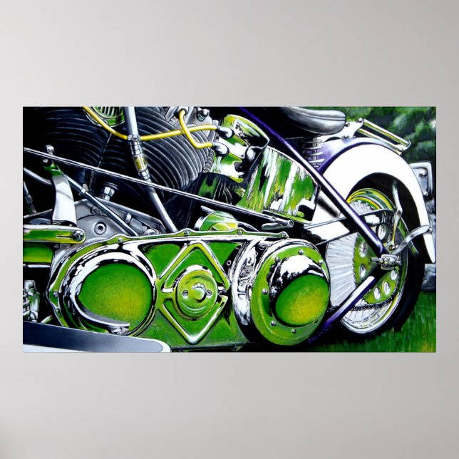 Póster Poster cromado de verano (Frente)