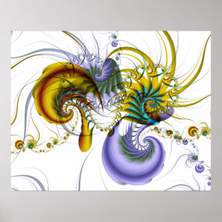 Póster Poster cromático del camarón