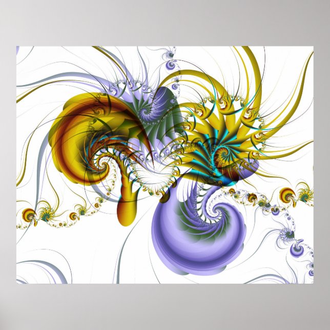 Póster Poster cromático del camarón (Frente)