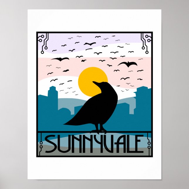 Póster Poster Crow de Sunnyvale (Frente)