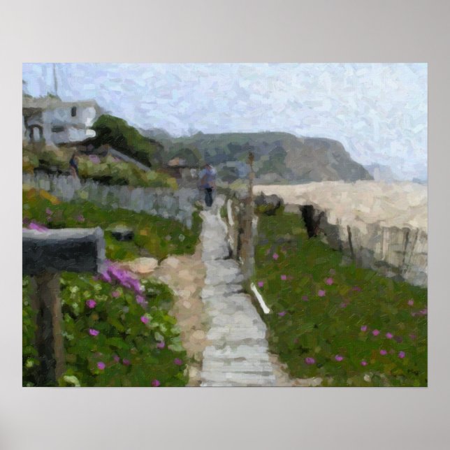 Póster poster "Crystal Cove Walkway" (Frente)