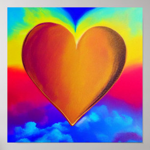 Póster Poster Crystal Heart