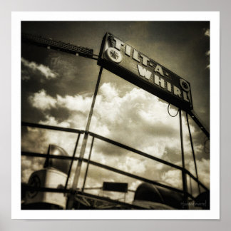 Póster Poster cuadrado de inclinación a remolque