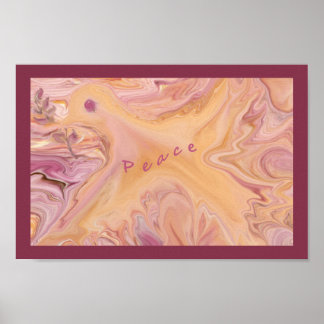 Póster Poster cuadrado de Peace Dove
