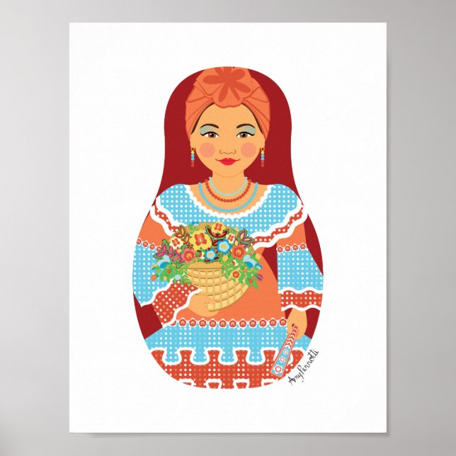 Póster Poster cubana Sienna Matryoshka (Frente)
