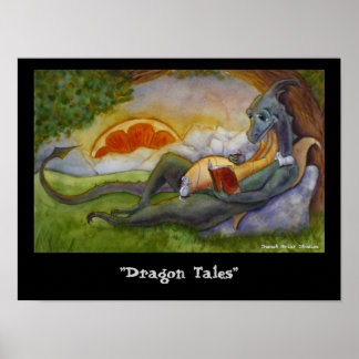 Póster poster "Cuentos de dragón"