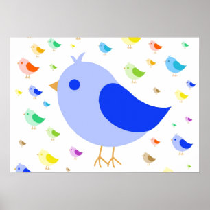 Póster Poster Cute Bird