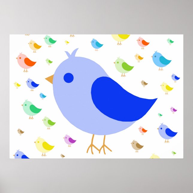 Póster Poster Cute Bird (Frente)