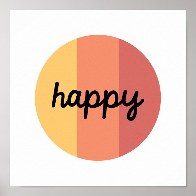 Póster Poster Cute Happy (Frente)