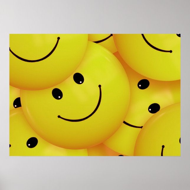 Póster Poster Cute Happy Face (Frente)