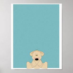 Póster Poster Cute Teddy Bear