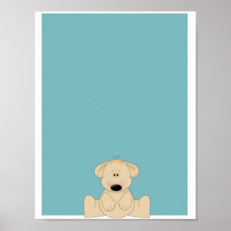 Póster Poster Cute Teddy Bear