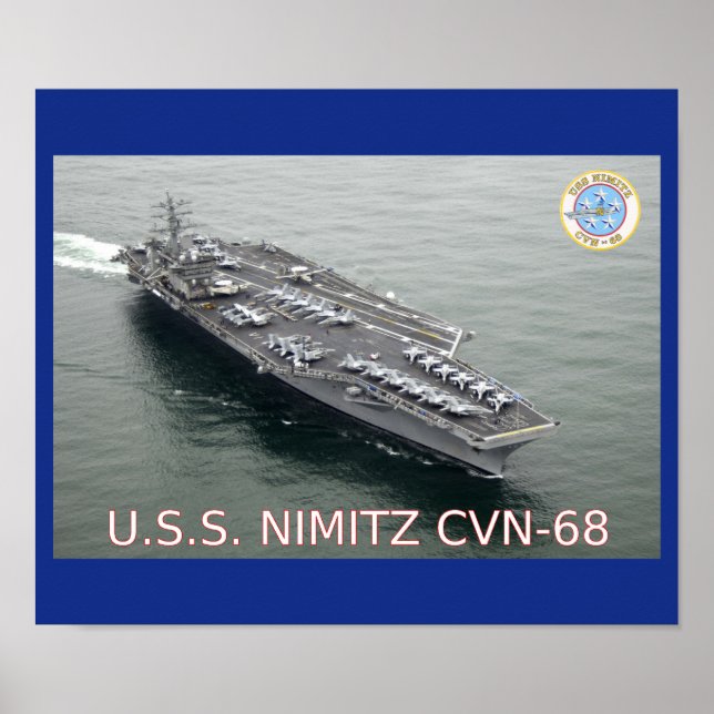 Póster POSTER CVN-68 de USS Nimitz (Frente)