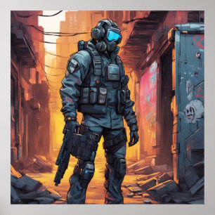 Póster Poster Cyberpunk