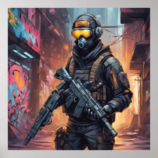 Póster Poster Cyberpunk (Frente)