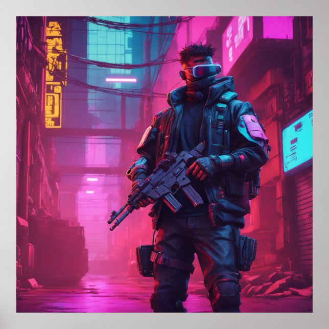 Póster Poster Cyberpunk (Frente)