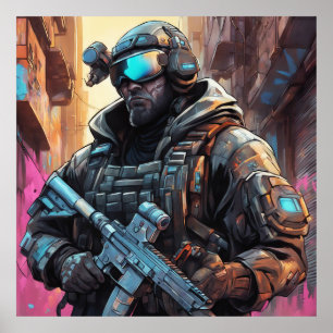 Póster Poster Cyberpunk