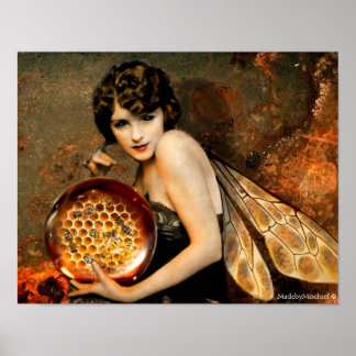 Póster Poster Dark Eyed Bee Fae