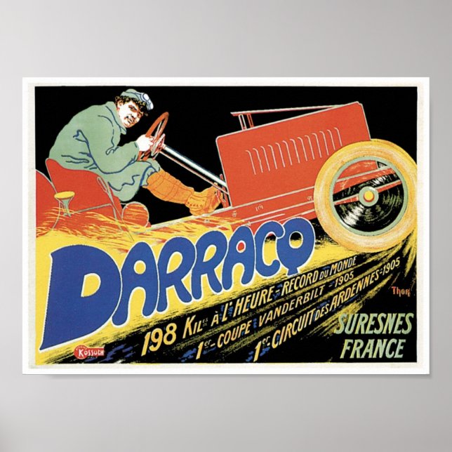 Póster Poster Darraco Automobile (Frente)