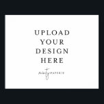 Póster poster de 11" x 14" - Paisaje<br><div class="desc">Personalizar tu tarjeta en Templett. Una vez que haya terminado de editar, descargue el archivo en formato JPG (no olvide activar la opción de sangrado). Sube tu diseño aquí haciendo clic en el botón azul "Personalizar".</div>