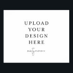 Póster poster de 16" x 20" - Paisaje<br><div class="desc">Personalizar tu tarjeta en Templett. Una vez que haya terminado de editar,  descargue el archivo en formato JPG (no olvide activar la opción de sangrado). Sube tu diseño aquí haciendo clic en el botón azul "Personalizar".</div>