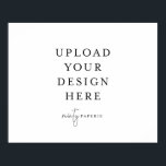 Póster poster de 16" x 20" - Paisaje<br><div class="desc">Personalizar tu tarjeta en Templett. Una vez que haya terminado de editar,  descargue el archivo en formato JPG (no olvide activar la opción de sangrado). Sube tu diseño aquí haciendo clic en el botón azul "Personalizar".</div>