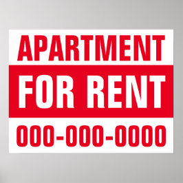 Póster poster De 18" X 24" Apartamento De Alquiler De Pap
