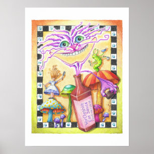 Póster poster de 18:x 24" - WorCHESHIRE CAT