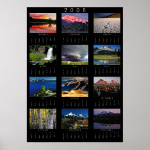 Póster Poster de 2008 calendarios