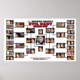 Póster Poster de 2012 contra el mal bebé