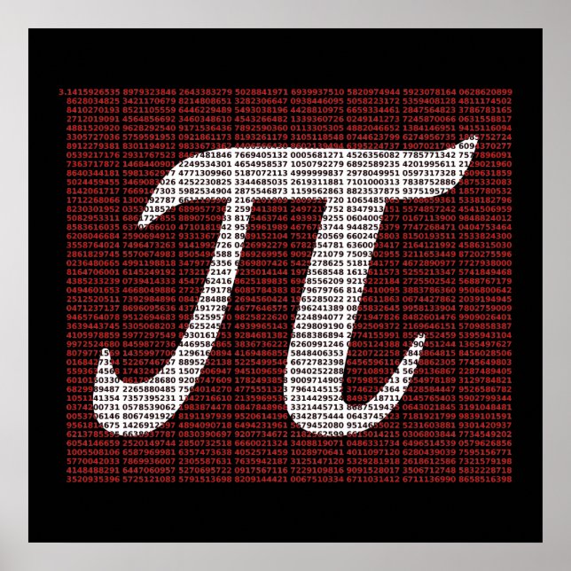 Póster poster De 3500 Pi (Frente)